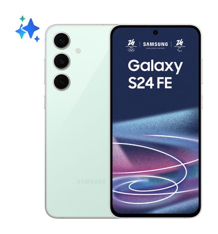 Samsung Galaxy S24 FE 128 GB 5G Smartphone 17 cm (6.7 Zoll) Android 50 MP Dreifach Kamera Dual Sim  (Mintfarbe) f&uuml;r 543,00 Euro
