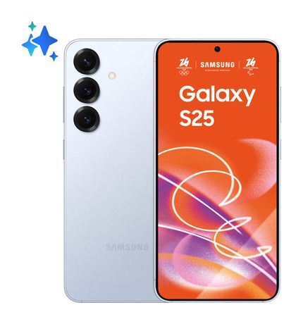 Samsung Galaxy S25 128 GB 5G Smartphone 15,8 cm (6.2 Zoll) Android 50 MP Dreifach Kamera Dual Sim WiFi 7 (Icyblue) f&uuml;r 653,00 Euro
