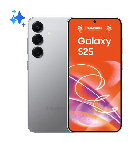 Samsung Galaxy S25 256 GB 5G Smartphone 15,8 cm (6.2 Zoll) Android 50 MP Dreifach Kamera Dual Sim WiFi 7 (Silver Shadow) f&uuml;r 748,00 Euro