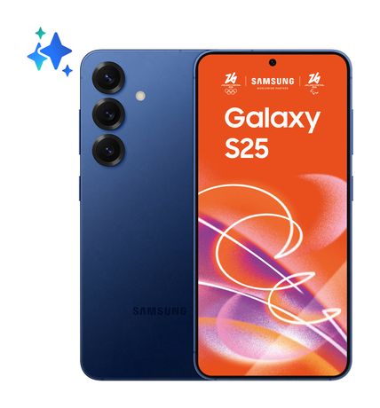 Samsung Galaxy S25 128 GB 5G Smartphone 15,8 cm (6.2 Zoll) Android 50 MP Dreifach Kamera Dual Sim WiFi 7  (Navy) f&uuml;r 653,00 Euro