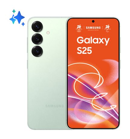 Samsung Galaxy S25 128 GB 5G Smartphone 15,8 cm (6.2 Zoll) Android 50 MP Dreifach Kamera Dual Sim WiFi 7  (Mintfarbe) f&uuml;r 653,00 Euro