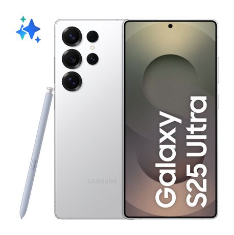 Samsung Galaxy S25 Ultra 256 GB 5G Smartphone 17,5 cm (6.9 Zoll) 3,5 GHz Android 200 MP Vierfach Kamera Dual Sim WiFi 7 (Titanium Whitesilver) f&uuml;r 1.035,00 Euro