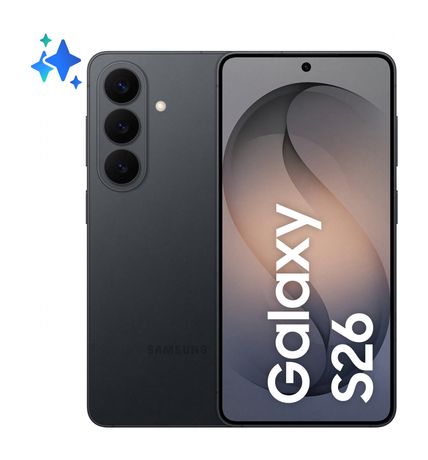 Samsung Galaxy S26 512 GB 5G Smartphone 16 cm (6.3 Zoll) Android 50 MP Dreifach Kamera Dual Sim WiFi 7  (Schwarz) f&uuml;r 859,00 Euro