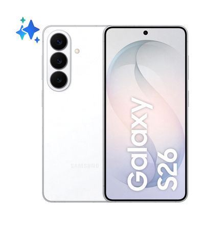 Samsung Galaxy S26 256 GB 5G Smartphone 16 cm (6.3 Zoll) 3,26 GHz Android 50 MP Dreifach Kamera Dual Sim WiFi 7  (Weiß) f&uuml;r 799,00 Euro