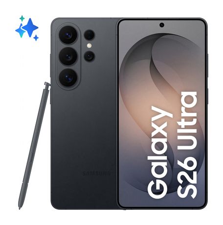 Samsung Galaxy S26 Ultra 256 GB 5G Smartphone 17,5 cm (6.9 Zoll) Android 200 MP Vierfach Kamera Dual Sim WiFi 7  (Schwarz) f&uuml;r 1.199,00 Euro