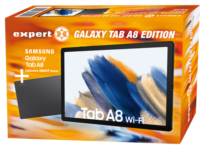 Samsung Galaxy Tab A8 SM-X200 + EF-BX200 32 GB Tablet 26,7 cm (10.5 Zoll) 2,0 GHz Android 8 MP (Dark Gray) für 179,00 Euro