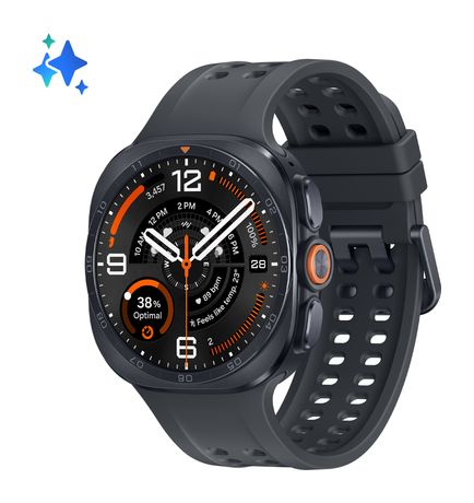 Samsung Galaxy Watch Ultra2 Digital 47 mm Smartwatch Rund IP69K 80 h 329 ppi 4G  (Grau) f&uuml;r 749,00 Euro