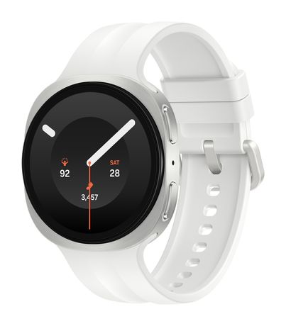 Samsung Galaxy Watch9 Digital 40 mm Smartwatch Rund IP68 40 h 327 ppi 4G  (Silber) f&uuml;r 459,00 Euro