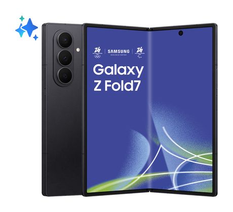 Samsung Galaxy Z Fold7 256 GB 5G Smartphone 20,3 cm (8 Zoll) Android 200 MP Dreifach Kamera WiFi 6E (Jetblack) f&uuml;r 1.586,00 Euro