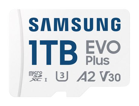 Samsung MB-MC1T0S  Evo Plus (2024) MicroSDXC Speicherkarte 1 TB Class 3 (U3) f&uuml;r 204,99 Euro