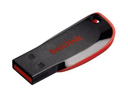 Sandisk Cruzer Blade USB Typ-A Stick 32 GB  (Schwarz) f&uuml;r 12,99 Euro