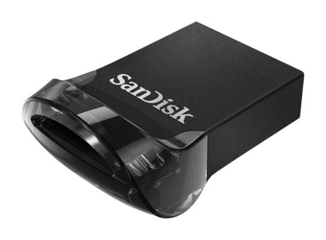 Sandisk Cruzer Ultra Fit USB Typ-A Stick 256 GB  (Schwarz) f&uuml;r 36,49 Euro
