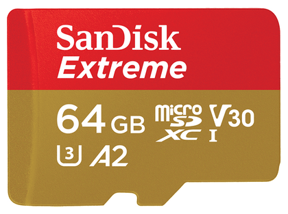 Extreme A2 MicroSDXC Speicherkarte 64 GB Class 3 (U3) Klasse 3 