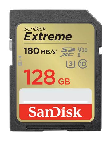 Sandisk Extreme SDXC Speicherkarte 128 GB Class 3 (U3) Klasse 10 f&uuml;r 43,99 Euro