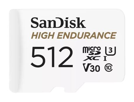 High Endurance MicroSDXC Speicherkarte 512 GB Klasse 10 