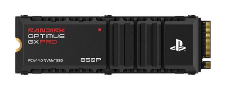 Sandisk Optimus GX Pro 850P für PS5 1 TB SSD PCI Express 4.0 M.2 f&uuml;r 349,99 Euro