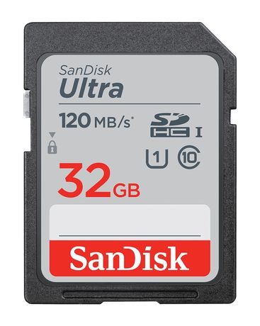 Sandisk Ultra SDHC Speicherkarte 32 GB Class 1 (U1) Klasse 10 f&uuml;r 17,99 Euro