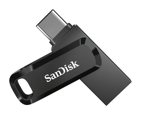 Sandisk Ultra Dual Drive Go USB Type-A / USB Type-C Stick 128 GB  (Schwarz) f&uuml;r 24,99 Euro