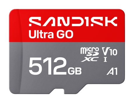 Sandisk Ultra Go MicroSDXC Speicherkarte 512 GB f&uuml;r 163,99 Euro