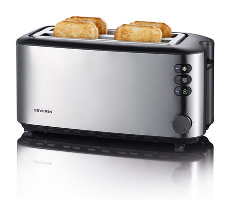 Severin AT2509 Toaster 1400 W 4 Scheibe(n)  (Edelstahl) f&uuml;r 44,99 Euro