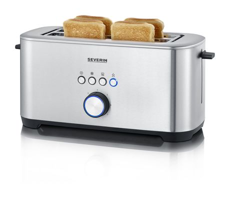 Severin AT2621 Toaster 1400 W 4 Scheibe(n) 7 Stufen  (Schwarz, Edelstahl) f&uuml;r 59,99 Euro