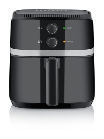 FR2452 Heißluftfritteuse 4,3 l 1500 W  (Schwarz, Silber) 