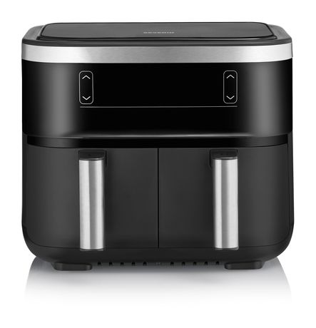 FR2453 Doppel Heißluftfritteuse 3,25 l 2850 W  (Schwarz, Silber) 