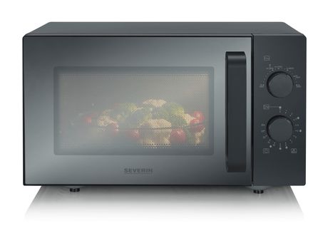 Severin MW7789 Freistehende Mikrowelle 800 W Größe: mittel 6 Stufen  (Schwarz) f&uuml;r 124,99 Euro