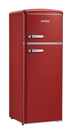 Severin RKG8944 162 l / 44 l Kühl-Gefrierkombi freistehend 144 kWh Jahr  (Rot) f&uuml;r 613,00 Euro