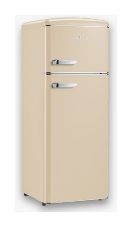 Severin RKG8953 162 l / 44 l Kühl-Gefrierkombi freistehend 144 kWh Jahr  (Cremefarben) f&uuml;r 608,00 Euro