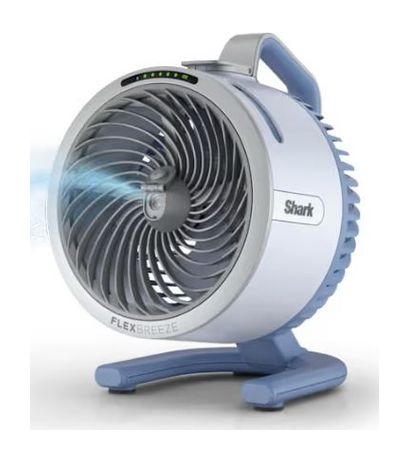 SHARK FA050EU FlexBreeze HydroGo Ventilator Flur, Tisch 36 dB  (Blau) f&uuml;r 119,99 Euro