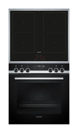 Siemens EX83DC2 (EM645CQB6E + HE578GBS4) Herdset groß AutoClean activeClean mit 60 cm Induktions Kochfeld f&uuml;r 1.399,00 Euro