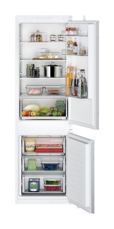 Siemens iQ100 KI86NNSE0 Schlepptür 184 l Kühlteil 76 l Gefrierteil 177,5 cm Einbau Kühl-/Gefrierkombination NoFrost f&uuml;r 1.021,00 Euro