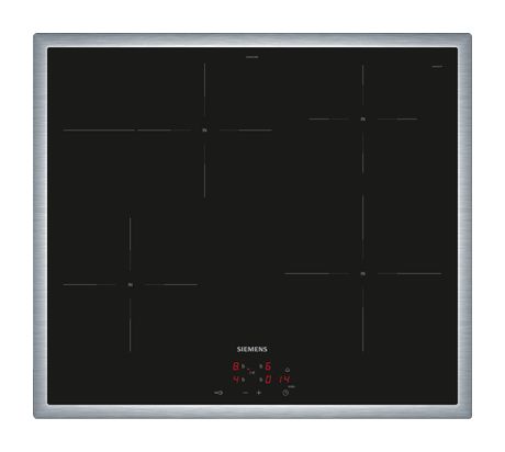 Siemens iQ300 EI645CFB6E herdgebundenes 60 cm Induktions Kochfeld/Herdplatte 4 Zone(n) f&uuml;r 630,00 Euro