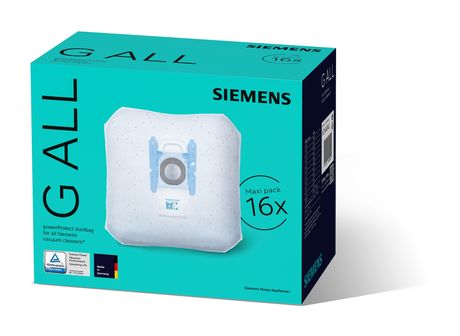 Siemens VZ16GALL Staubbeutel powerProtect G ALL 16 Stück  (Weiß) f&uuml;r 34,99 Euro