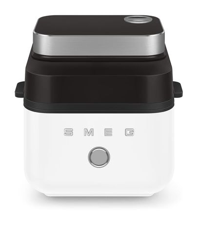 Smeg AFC01WHMEU Heißluftfritteuse 7,3 l 1450 W  (Schwarz, Weiß) f&uuml;r 229,00 Euro