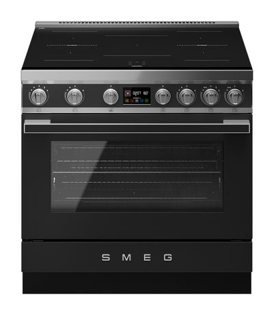 Smeg CPF90I1PAN2 Freistehender Herd Elektro 105 l 10 Beheizungsarten Vapor Clean mit Induktions Kochfeld f&uuml;r 5.999,00 Euro