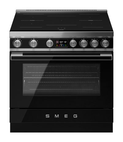 Smeg CPF90I1PBL2 Freistehender Herd Elektro 105 l 10 Beheizungsarten Vapor Clean mit Induktions Kochfeld f&uuml;r 5.999,00 Euro