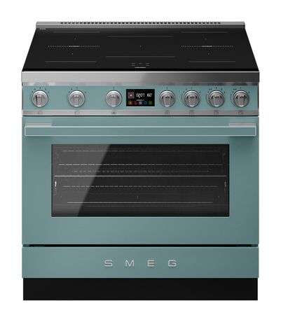 Smeg CPF90I1PEG2 Freistehender Herd Elektro 105 l 10 Beheizungsarten Vapor Clean mit Induktions Kochfeld f&uuml;r 6.499,00 Euro