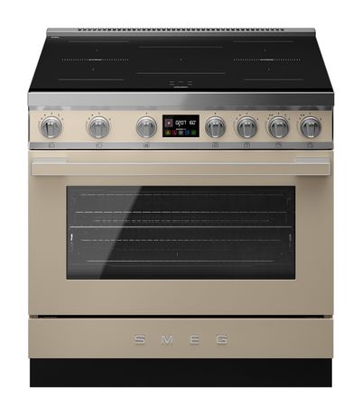 Smeg CPF90I1PML2 Freistehender Herd Elektro 105 l 10 Beheizungsarten Vapor Clean mit Induktions Kochfeld f&uuml;r 6.499,00 Euro