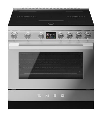 Smeg CPF90I1PX2 Freistehender Herd Elektro 105 l 10 Beheizungsarten Vapor Clean mit Induktions Kochfeld f&uuml;r 5.999,00 Euro