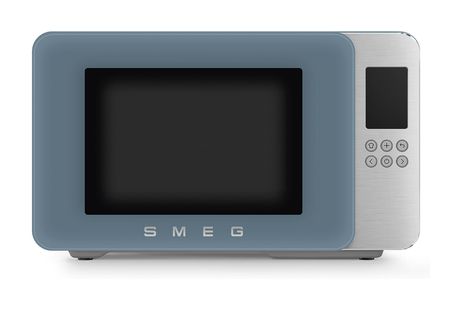Smeg MOC01SBMEU Standgeräte Solo 1450 W Größe: mittel Grill  (Blau) f&uuml;r 384,00 Euro
