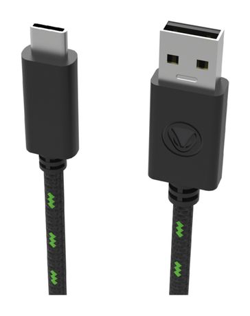 Snakebyte Charge:Cable SX Pro Stecker USB C auf USB A 5 m  (Schwarz, Grün) f&uuml;r 17,99 Euro