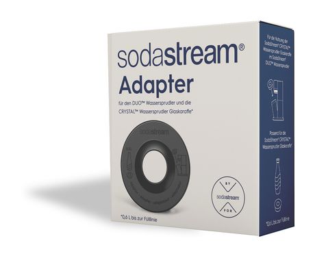 SodaStream 1064000490 Adapter für Crystal Glaskaraffen 0,7l Kunststoff f&uuml;r 4,99 Euro