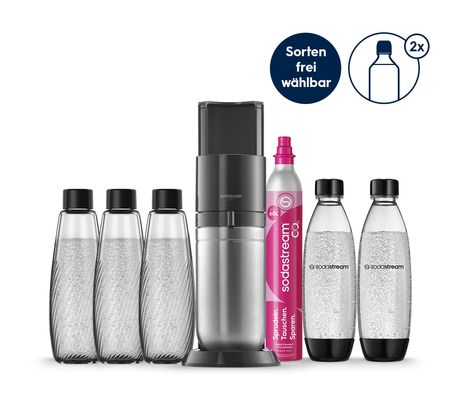 SodaStream Duo Wassersprudler  (Schwarz) f&uuml;r 115,00 Euro