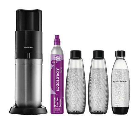 SodaStream Duo Wassersprudler  (Schwarz, Titan) f&uuml;r 149,00 Euro