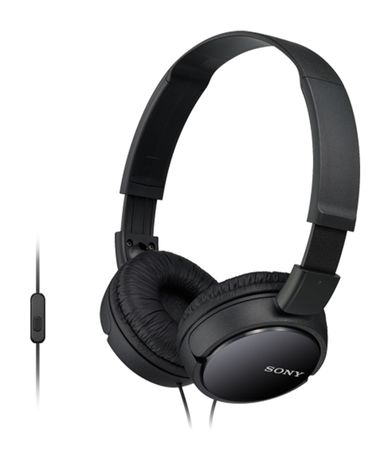 Sony MDR-ZX110AP Over Ear Kopfhörer Kabelgebunden  (Schwarz) f&uuml;r 19,99 Euro