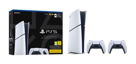Sony Playstation PS5 Slim Digital Edition  825 GB  (Schwarz, Weiß) f&uuml;r 619,00 Euro