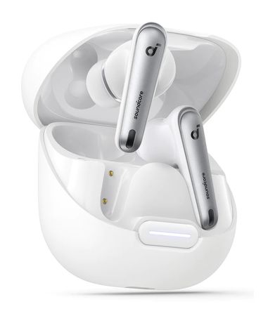 Soundcore Liberty 4 NC In-Ear Bluetooth Kopfhörer kabellos 10 h Laufzeit IPX4  (Weiß) f&uuml;r 75,99 Euro