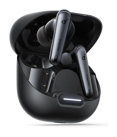 Soundcore Liberty 4 NC In-Ear Bluetooth Kopfhörer kabellos 10 h Laufzeit IPX4  (Schwarz) f&uuml;r 74,99 Euro